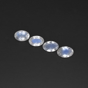 Achetez naturel ct blanc pierre de lune arc-en-ciel gems, coupe ovale, en provenance sri lanka (ceylan) chez gemselect. en stock, livraison internationale!