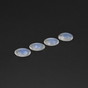 Achetez naturel ct blanc pierre de lune arc-en-ciel gems, coupe ovale, en provenance sri lanka (ceylan) chez gemselect. en stock, livraison internationale!