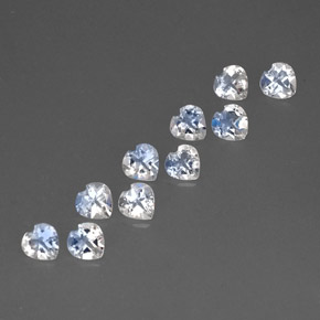 Achetez naturel ct Bleu blanc Pierre de lune arc-en-ciel gems, Forme de coeur, En provenance Inde chez GemSelect. En stock, livraison internationale!