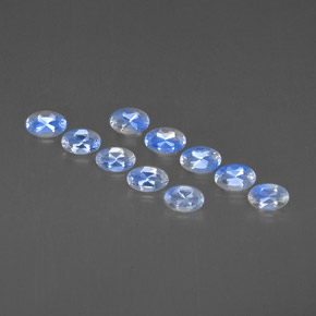 Achetez naturel ct blanc pierre de lune arc-en-ciel gems, coupe ovale, en provenance inde chez gemselect. en stock, livraison internationale!