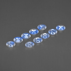 Achetez naturel ct blanc pierre de lune arc-en-ciel gems, coupe ovale, en provenance inde chez gemselect. en stock, livraison internationale!
