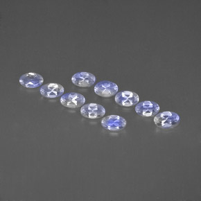 Achetez naturel ct blanc pierre de lune arc-en-ciel gems, coupe ovale, en provenance inde chez gemselect. en stock, livraison internationale!
