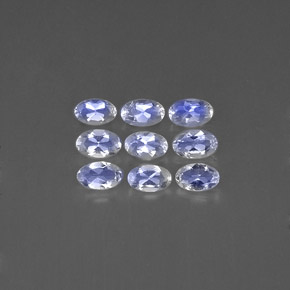 Achetez naturel ct Bleu blanc Pierre de lune arc-en-ciel gems, Coupe ovale, En provenance Inde chez GemSelect. En stock, livraison internationale!