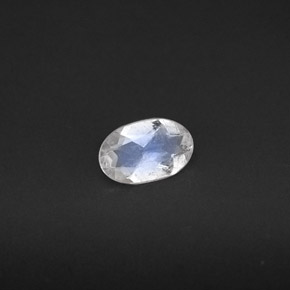 Pierre de lune arc-en-ciel Bleu blanc naturelle Transparent, 0.27 ct, Transparent / Translucide