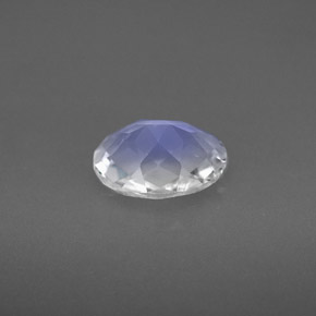 Pierre de lune arc-en-ciel bleue naturelle coupe ovale, 1,55 ct, VS