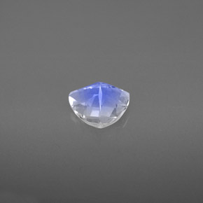 Pierre de lune arc-en-ciel blanc naturelle trillion, 0,83 ct, VS