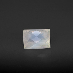 Pierre de lune arc-en-ciel multicolore naturelle baguette, 1,20 ct, VS-SI