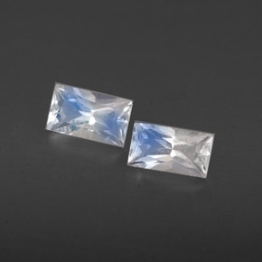 Achetez naturel ct blanc pierre de lune arc-en-ciel gems, baguette, en provenance inde chez gemselect. en stock, livraison internationale!