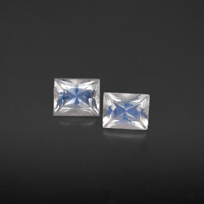 Achetez naturel ct blanc pierre de lune arc-en-ciel gems, baguette, en provenance inde chez gemselect. en stock, livraison internationale!