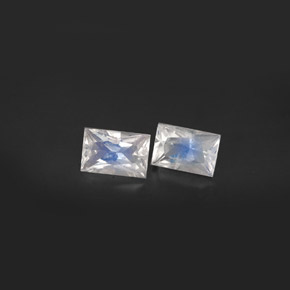 Achetez naturel ct blanc pierre de lune arc-en-ciel gems, baguette, en provenance inde chez gemselect. en stock, livraison internationale!