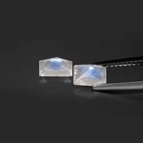 Achetez naturel ct blanc pierre de lune arc-en-ciel gems, baguette, en provenance inde chez gemselect. en stock, livraison internationale!