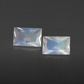Achetez naturel ct blanc pierre de lune arc-en-ciel gems, baguette, en provenance inde chez gemselect. en stock, livraison internationale!