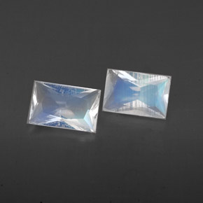 Achetez naturel ct blanc pierre de lune arc-en-ciel gems, baguette, en provenance inde chez gemselect. en stock, livraison internationale!