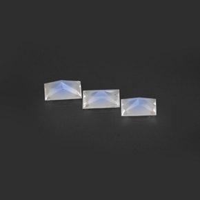 Achetez naturel 1,39ct blanc pierre de lune arc-en-ciel gems, baguette, en provenance inde chez gemselect. en stock, livraison internationale!