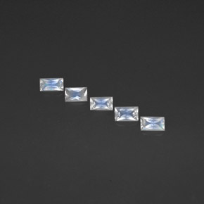 Achetez naturel ct blanc pierre de lune arc-en-ciel gems, baguette, en provenance inde chez gemselect. en stock, livraison internationale!