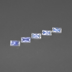 Achetez naturel ct bleu et blanc pierre de lune arc-en-ciel gems, baguette, en provenance inde chez gemselect. en stock, livraison internationale!