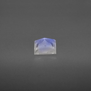 Pierre de lune arc-en-ciel Bleu blanc naturelle Baquette, 0.75 ct, VS
