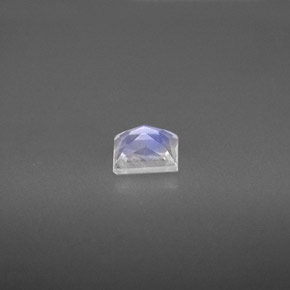 Pierre de lune arc-en-ciel Bleu blanc naturelle Baquette, 0.55 ct, VS