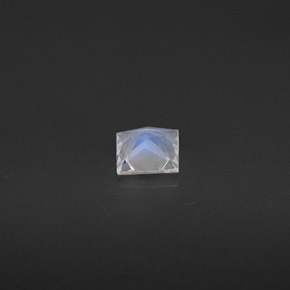 Pierre de lune arc-en-ciel Bleu blanc naturelle Carré, 0.23 ct, VS