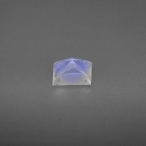 Pierre de lune arc-en-ciel blanc naturelle baguette, 0,83 ct, VS-SI
