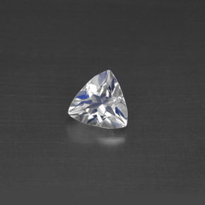 Pierre de lune arc-en-ciel Bleu blanc naturelle Trillion, 0.60 ct, VS