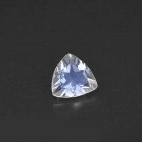 Pierre de lune arc-en-ciel Bleu blanc naturelle Trillion, 0.47 ct, VS