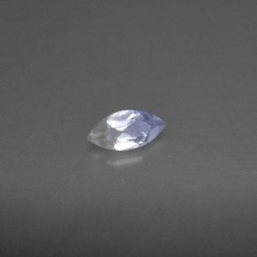 Pierre de lune arc-en-ciel Bleu blanc naturelle Transparent, 0.23 ct, Transparent / Translucide
