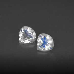 Achetez naturel ct blanc pierre de lune arc-en-ciel gems, transparent, en provenance inde chez gemselect. en stock, livraison internationale!