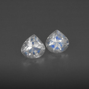 Achetez naturel ct blanc pierre de lune arc-en-ciel gems, transparent, en provenance inde chez gemselect. en stock, livraison internationale!