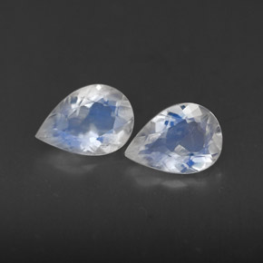 Achetez naturel ct blanc pierre de lune arc-en-ciel gems, transparent, en provenance inde chez gemselect. en stock, livraison internationale!