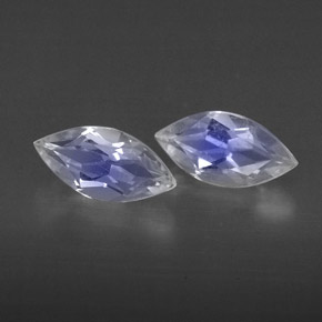 Achetez naturel ct blanc pierre de lune arc-en-ciel gems, transparent, en provenance inde chez gemselect. en stock, livraison internationale!