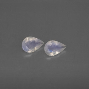 Achetez naturel ct bleu et blanc pierre de lune arc-en-ciel gems, transparent, en provenance inde chez gemselect. en stock, livraison internationale!