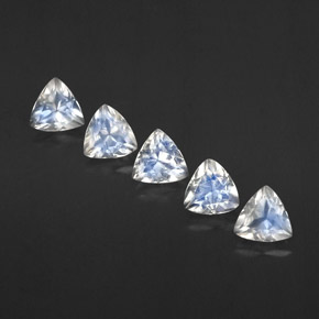 Achetez naturel ct blanc pierre de lune arc-en-ciel gems, transparent, en provenance inde chez gemselect. en stock, livraison internationale!