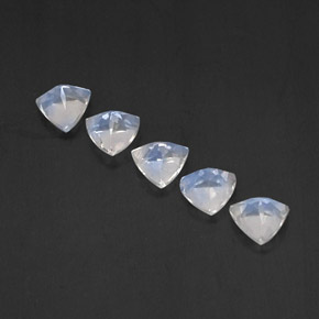 Achetez naturel ct blanc pierre de lune arc-en-ciel gems, transparent, en provenance inde chez gemselect. en stock, livraison internationale!