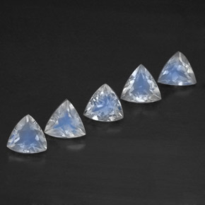 Achetez naturel ct blanc pierre de lune arc-en-ciel gems, transparent, en provenance inde chez gemselect. en stock, livraison internationale!
