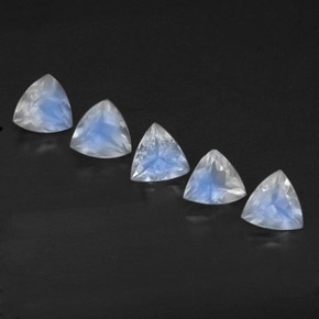 Achetez naturel ct blanc pierre de lune arc-en-ciel gems, transparent, en provenance inde chez gemselect. en stock, livraison internationale!