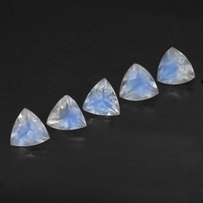 Achetez naturel ct blanc pierre de lune arc-en-ciel gems, transparent, en provenance inde chez gemselect. en stock, livraison internationale!
