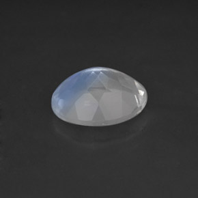 Pierre de lune arc-en-ciel Bleu blanc naturelle Transparent, 1.64 ct, Transparent / Translucide