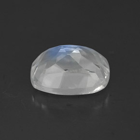 Pierre de lune arc-en-ciel Bleu blanc naturelle Transparent, 1.35 ct, Transparent / Translucide