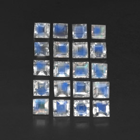 Achetez naturel ct blanc pierre de lune arc-en-ciel gems, transparent, en provenance sri lanka (ceylan) chez gemselect. en stock, livraison internationale!
