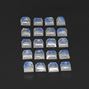 Achetez naturel ct blanc pierre de lune arc-en-ciel gems, transparent, en provenance sri lanka (ceylan) chez gemselect. en stock, livraison internationale!