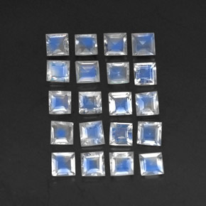 Achetez naturel 2,44ct blanc pierre de lune arc-en-ciel gems, transparent, en provenance sri lanka chez gemselect. en stock, livraison internationale!