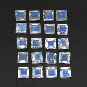 Achetez naturel 2,44ct blanc pierre de lune arc-en-ciel gems, transparent, en provenance sri lanka chez gemselect. en stock, livraison internationale!