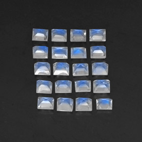 Achetez naturel 2,44ct blanc pierre de lune arc-en-ciel gems, transparent, en provenance sri lanka chez gemselect. en stock, livraison internationale!