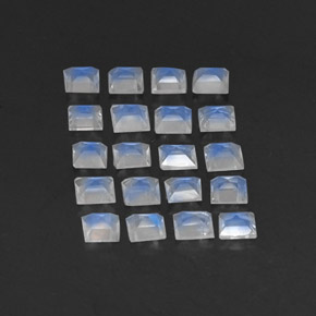 Achetez naturel ct Bleu blanc Pierre de lune arc-en-ciel gems, Transparent, En provenance Sri Lanka (Ceylan) chez GemSelect. En stock, livraison internationale!