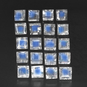 Achetez naturel ct blanc pierre de lune arc-en-ciel gems, transparent, en provenance sri lanka (ceylan) chez gemselect. en stock, livraison internationale!