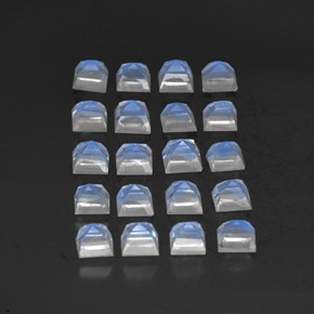 Achetez naturel ct blanc pierre de lune arc-en-ciel gems, transparent, en provenance sri lanka (ceylan) chez gemselect. en stock, livraison internationale!