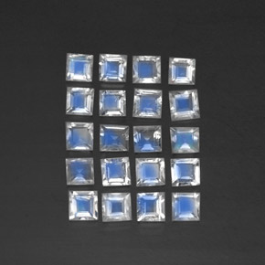 Achetez naturel ct blanc pierre de lune arc-en-ciel gems, transparent, en provenance sri lanka (ceylan) chez gemselect. en stock, livraison internationale!