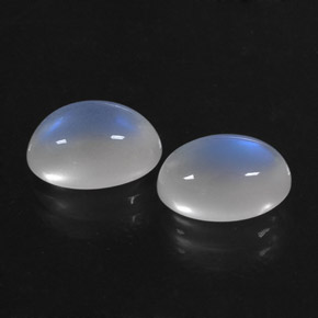 Achetez naturel ct blanc pierre de lune arc-en-ciel gems, coupe ovale, en provenance sri lanka (ceylan) chez gemselect. en stock, livraison internationale!