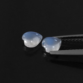 Achetez naturel ct blanc pierre de lune arc-en-ciel gems, forme de coeur, en provenance inde chez gemselect. en stock, livraison internationale!